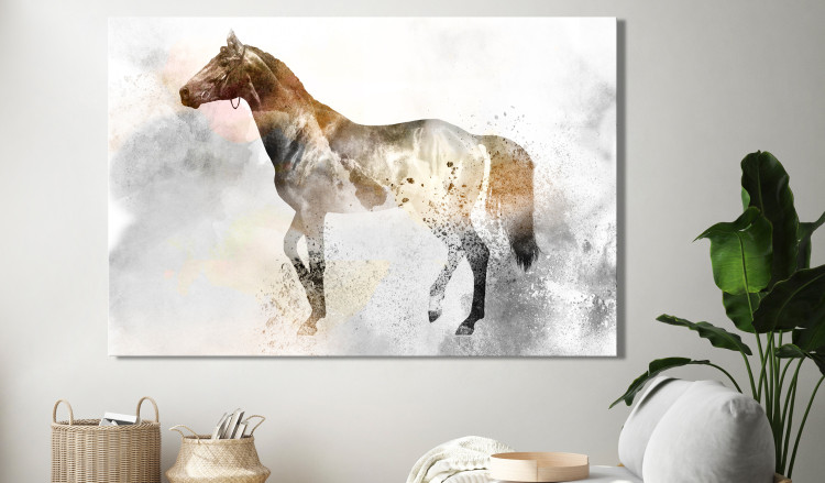 Large canvas print Fiery Steed [Large Format] 127559 additionalImage 5