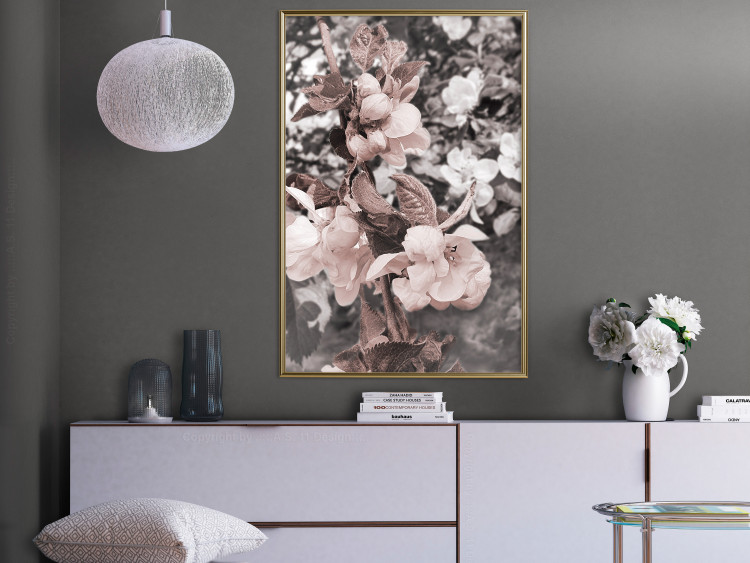 Wall Poster Balance in Nature - composition of flowers in delicate light colors 127859 additionalImage 7