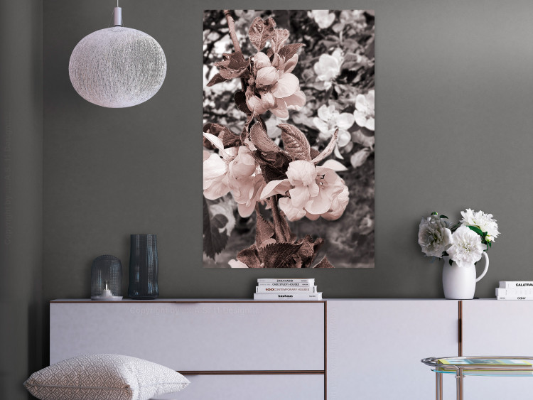 Wall Poster Balance in Nature - composition of flowers in delicate light colors 127859 additionalImage 4