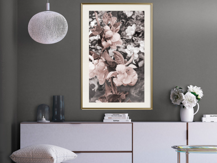 Wall Poster Balance in Nature - composition of flowers in delicate light colors 127859 additionalImage 22