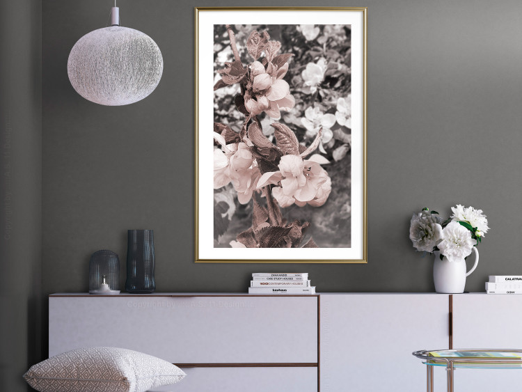 Wall Poster Balance in Nature - composition of flowers in delicate light colors 127859 additionalImage 15