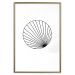 Poster Abstract Circle - black line art of abstract circle on white background 127959 additionalThumb 14