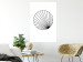 Poster Abstract Circle - black line art of abstract circle on white background 127959 additionalThumb 5