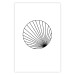 Poster Abstract Circle - black line art of abstract circle on white background 127959 additionalThumb 19