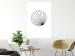 Poster Abstract Circle - black line art of abstract circle on white background 127959 additionalThumb 6