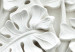 Canvas Alabaster Garden (1-part) wide - abstract white ornaments 128759 additionalThumb 4