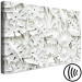 Canvas Alabaster Garden (1-part) wide - abstract white ornaments 128759 additionalThumb 6