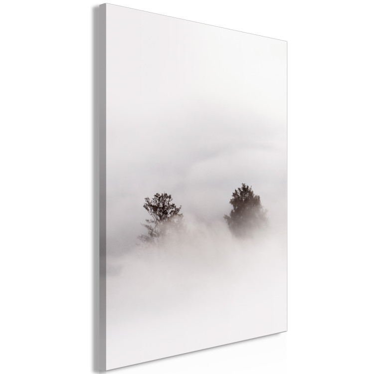 Canvas Print Misty Rustle (1-piece) Vertical - landscape of trees covered in mist 130359 additionalImage 2