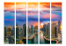 Room Divider Screen Afternoon in Dubai II - skyline of skyscrapers against the sky 133959 additionalThumb 3