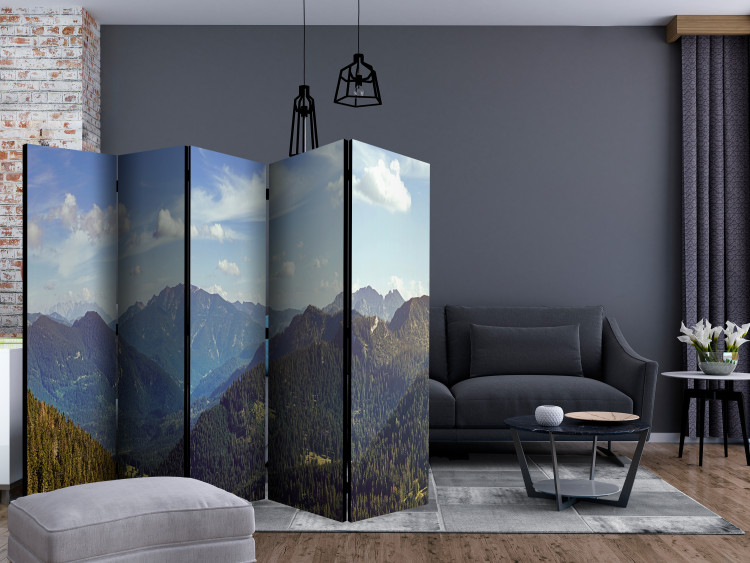 Room Divider Screen Mountain Magic II - scenic landscape of mountains against the sky 134059 additionalImage 4