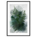 Poster Painted Fern - abstract plant composition of green ferns 134459 additionalThumb 17