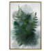 Poster Painted Fern - abstract plant composition of green ferns 134459 additionalThumb 21