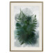 Poster Painted Fern - abstract plant composition of green ferns 134459 additionalThumb 20