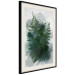 Poster Painted Fern - abstract plant composition of green ferns 134459 additionalThumb 2