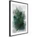 Poster Painted Fern - abstract plant composition of green ferns 134459 additionalThumb 6