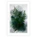 Poster Painted Fern - abstract plant composition of green ferns 134459 additionalThumb 25