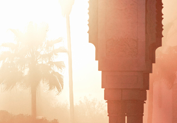 Wall Poster Morning Sun - architecture against the backdrop of the setting sun in Morocco 134759 additionalImage 12