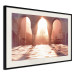 Wall Poster Morning Sun - architecture against the backdrop of the setting sun in Morocco 134759 additionalThumb 2