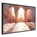 Wall Poster Morning Sun - architecture against the backdrop of the setting sun in Morocco 134759 additionalThumb 11