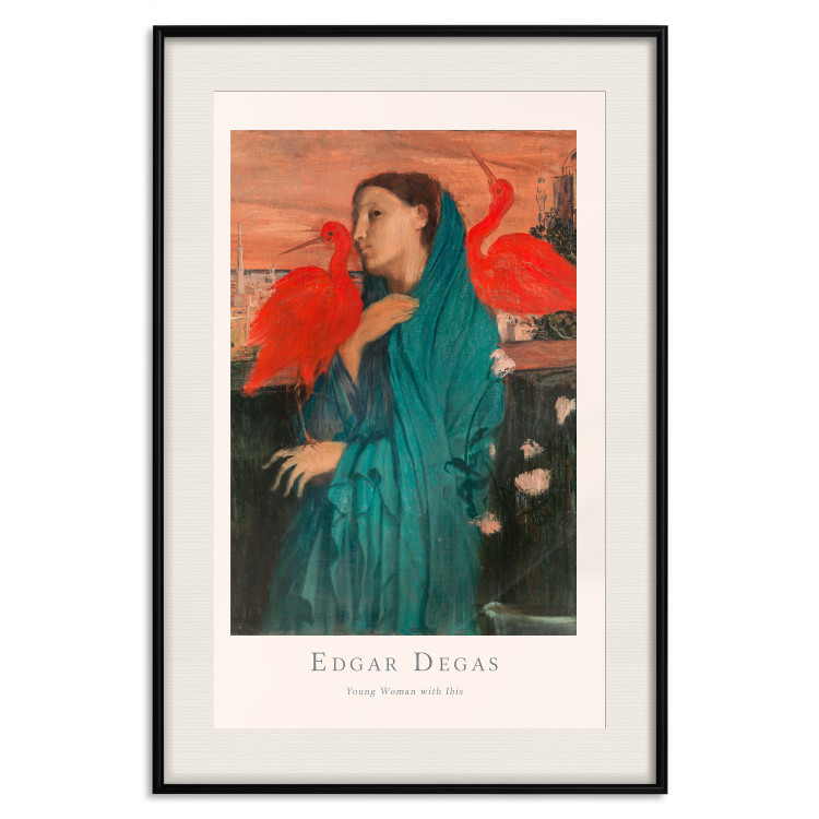 Wall Poster Young Woman with Ibises - text and portrait of a woman covered in fabric 137859 additionalImage 17