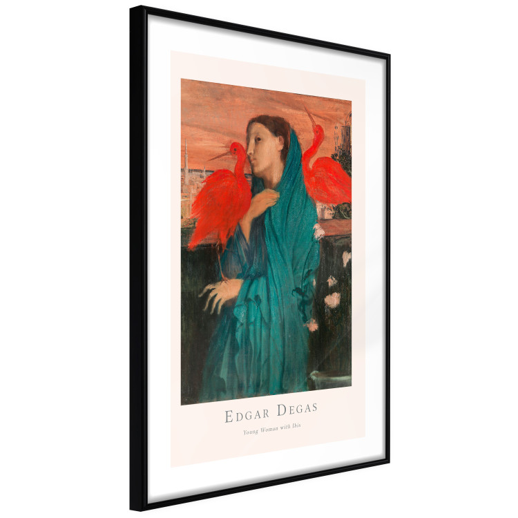 Wall Poster Young Woman with Ibises - text and portrait of a woman covered in fabric 137859 additionalImage 7