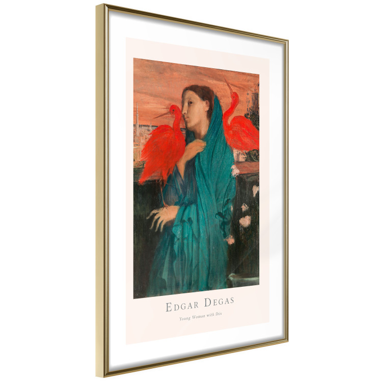Wall Poster Young Woman with Ibises - text and portrait of a woman covered in fabric 137859 additionalImage 8