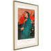 Wall Poster Young Woman with Ibises - text and portrait of a woman covered in fabric 137859 additionalThumb 6