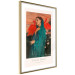 Wall Poster Young Woman with Ibises - text and portrait of a woman covered in fabric 137859 additionalThumb 8