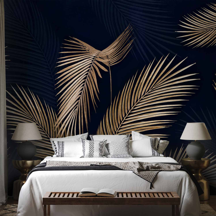 Wall Mural Palm Leaves - A Composition of Exotic Plants 138359 additionalImage 2