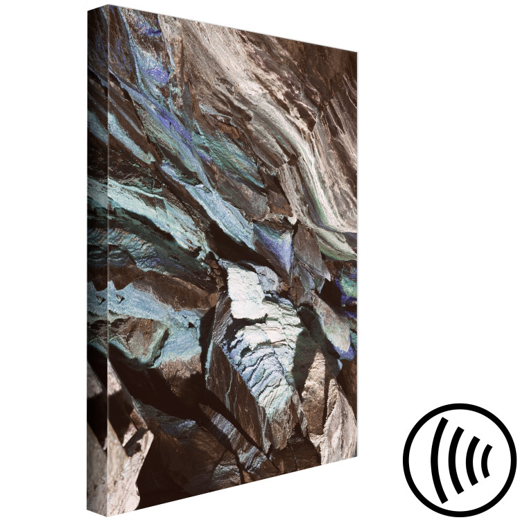 Canvas Art Print Majestic Rock (1-piece) Vertical - rocky landscape in brown 138759 additionalImage 6