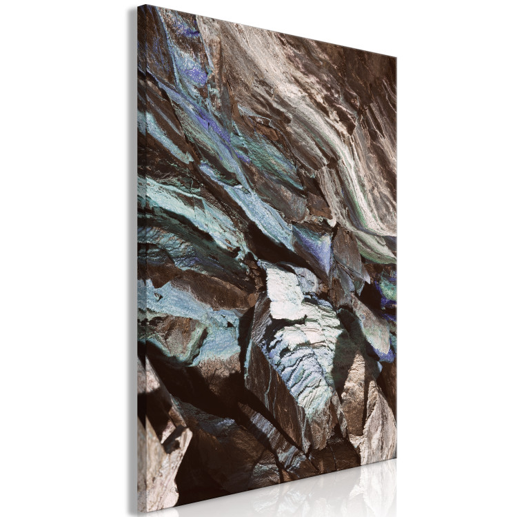 Canvas Art Print Majestic Rock (1-piece) Vertical - rocky landscape in brown 138759 additionalImage 2