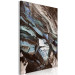 Canvas Art Print Majestic Rock (1-piece) Vertical - rocky landscape in brown 138759 additionalThumb 2