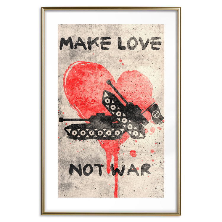 Wall Poster Make Love Not War [Poster] 142459 additionalImage 25