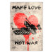 Wall Poster Make Love Not War [Poster] 142459