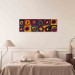 Canvas Print Inspired by Kandinsky (1-piece) Narrow - abstraction in colorful circles 143459 additionalThumb 4