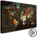 Canvas Print Flavors of the World (1-piece) Wide - world map and colorful abstraction 143559 additionalThumb 6