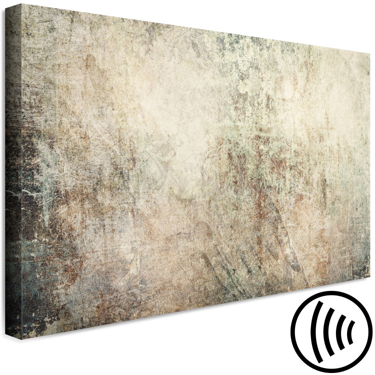 Canvas Print Mint Poetry (1-piece) Wide - abstraction with a unique background 143759 additionalImage 6