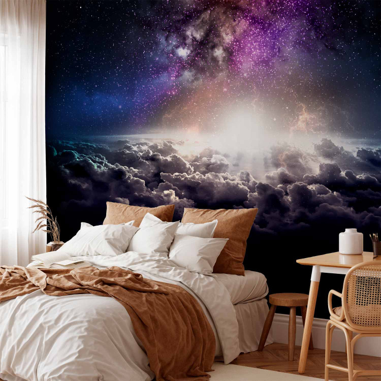 Photo Wallpaper Galaxy - dark fantasy motif with cosmos and starlight effect 144059 additionalImage 2