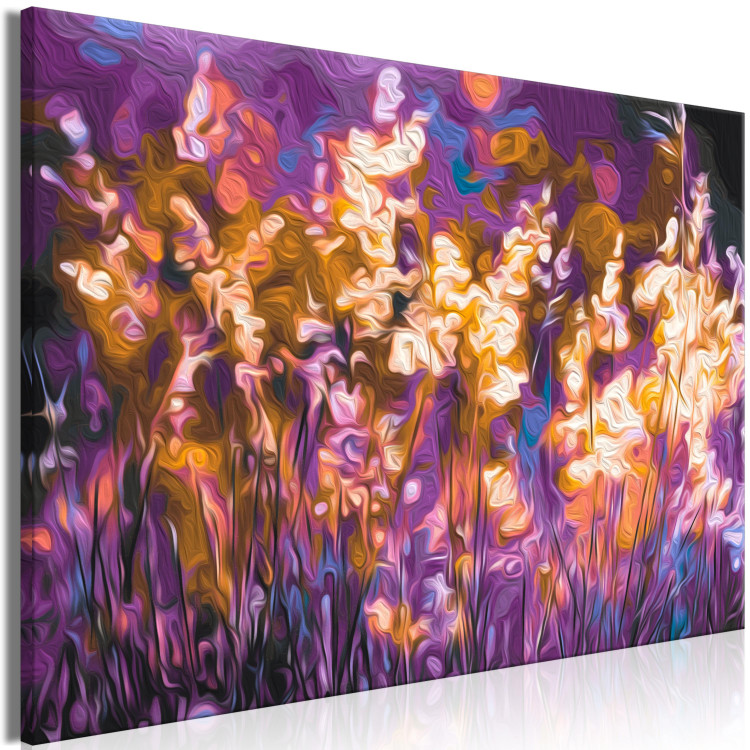 Paint by Number Kit Magic Meadow - Illuminated Golden Grasses on a Purple Background 145159 additionalImage 6