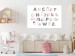 Poster Polish Alphabet for Children - Gray and Pink Letters with Animals 146459 additionalThumb 12