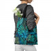 Shopping Bag Monstera in blue glow - plant motif with exotic leaves 147559 additionalThumb 3