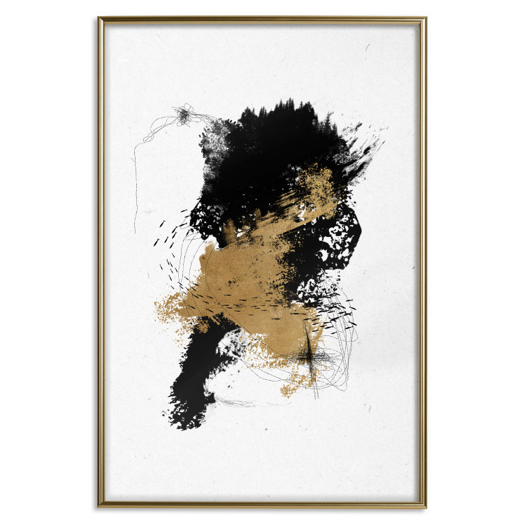 Poster Wild Shoal - Abstract Graphics With a Nature Theme and Gold 148559 additionalImage 24