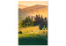 Canvas Art Print Sunny Fields of Tuscany - Landscape Photography at Sunset 149859