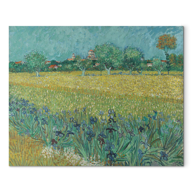 Art Reproduction View of Arles with Irises in the Foreground 150459