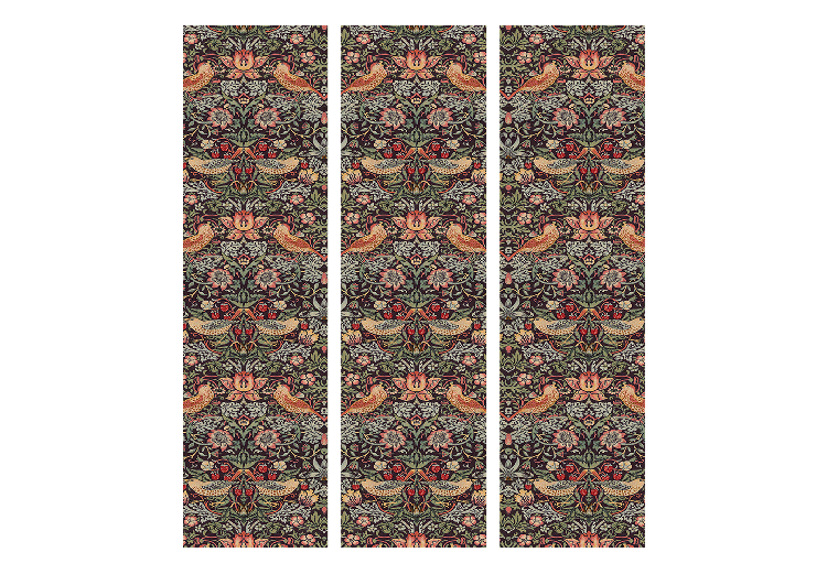 Folding Screen Strawberry Thief - Fine Ornaments Inspired by Nature [Room Dividers] 152059 additionalImage 7