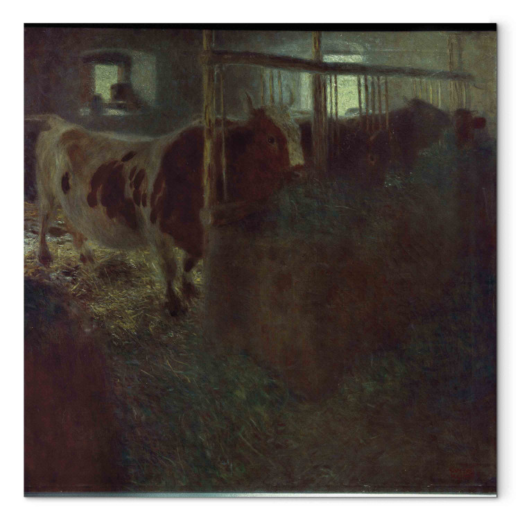 Reproduction Painting Kühe im Stall 153359 additionalImage 7