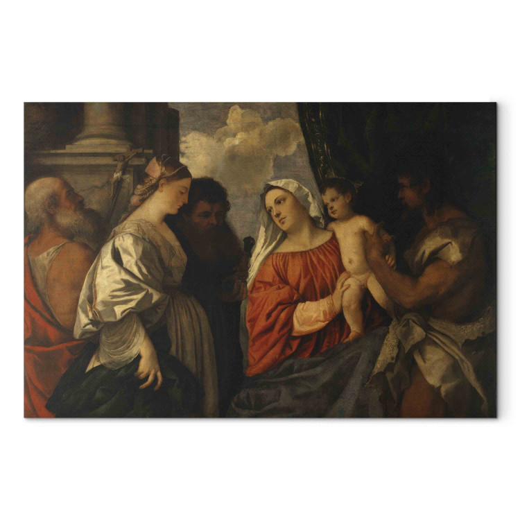Reproduction Painting Madonna and Child with four Saints 154359 additionalImage 7