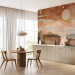 Wall Mural Tuscan Landscape - A Composition Inspired by the Colors of Terracotta 159459 additionalThumb 7
