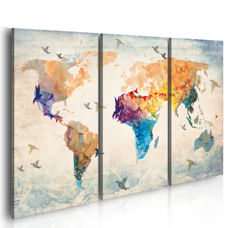 Canvas Print Free as a bird - triptych 55459 additionalImage 2