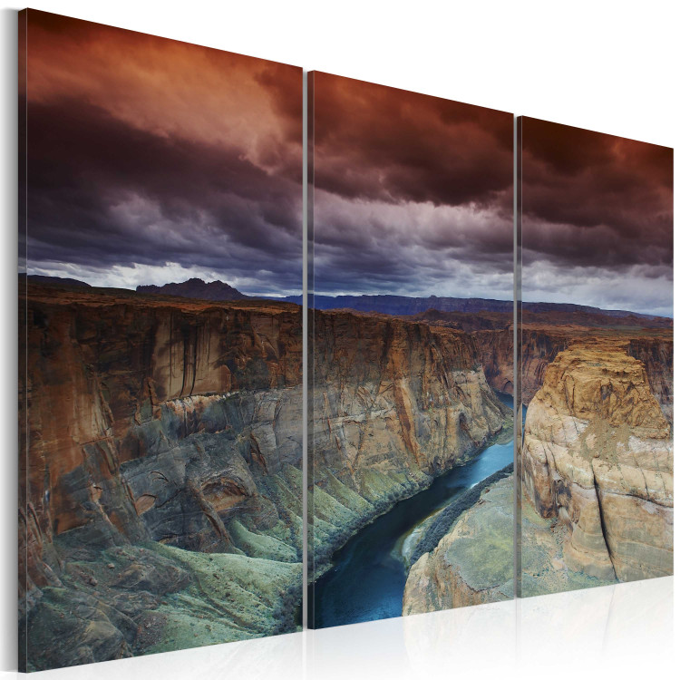 Canvas Art Print Clouds over the Grand Canion in Colorado 58659 additionalImage 2